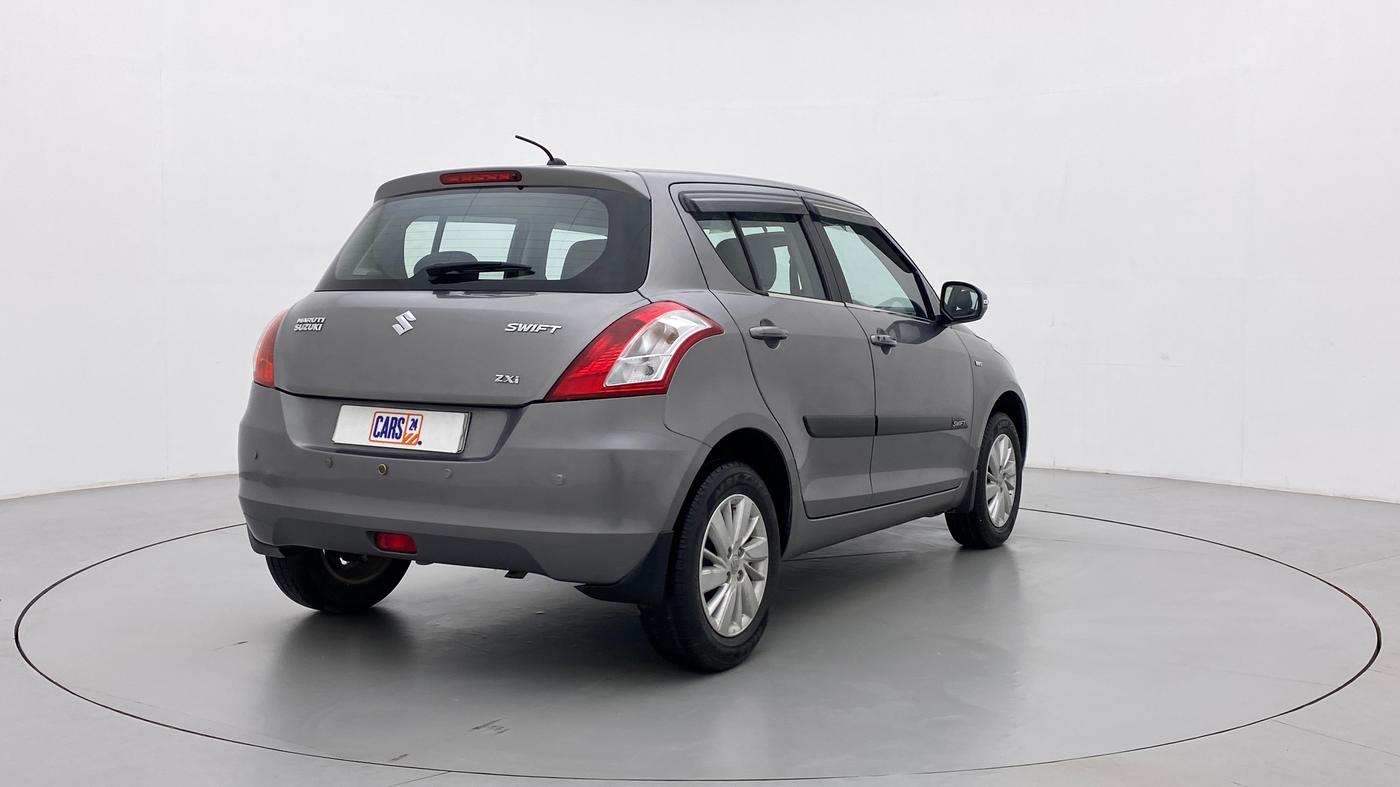 2017 Maruti Swift ZXI D, Petrol, Manual, 51,579 km, Right Back Diagonal