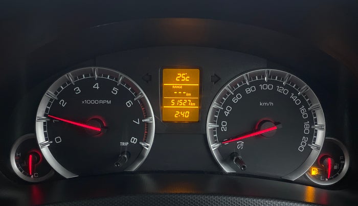 2017 Maruti Swift ZXI D, Petrol, Manual, 51,579 km, Odometer Image