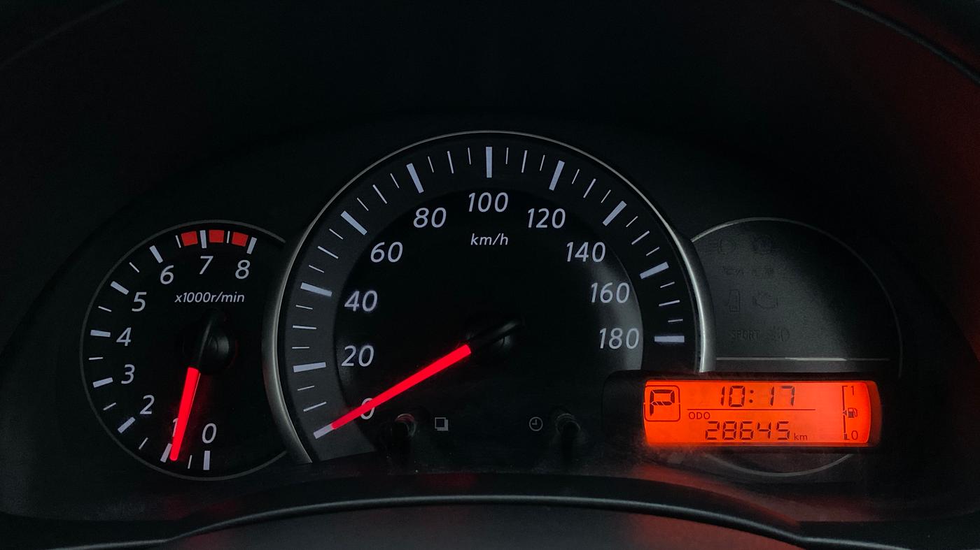 2018 Nissan Micra XL CVT (PETROL), Petrol, Automatic, 28,645 km, Odometer Image