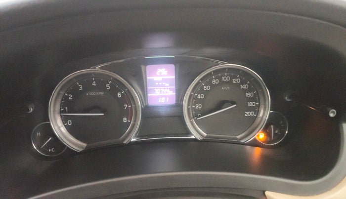 2017 Maruti Ciaz DELTA 1.4 MT PETROL, Petrol, Manual, 70,728 km, Odometer Image