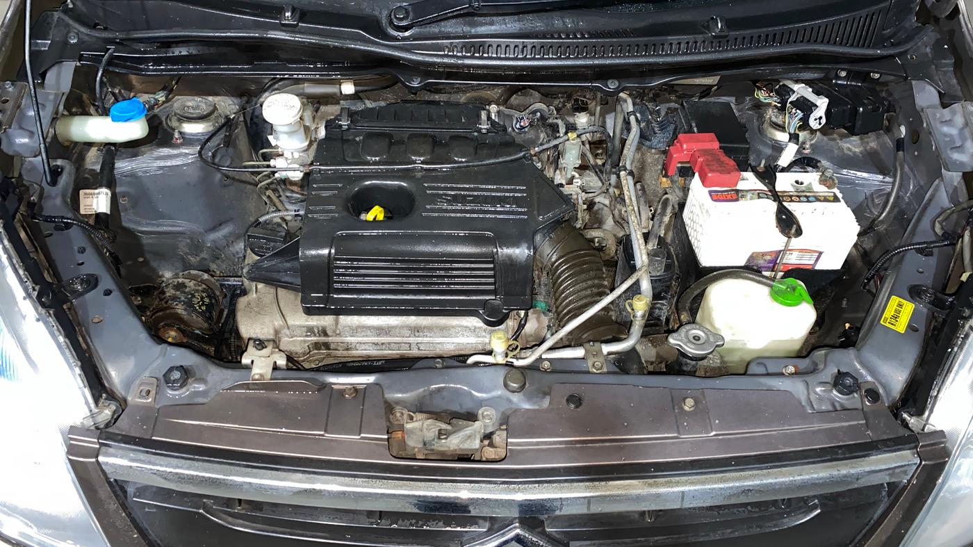 2014 Maruti Wagon R 1.0 VXI, Petrol, Manual, 24,927 km, Engine View