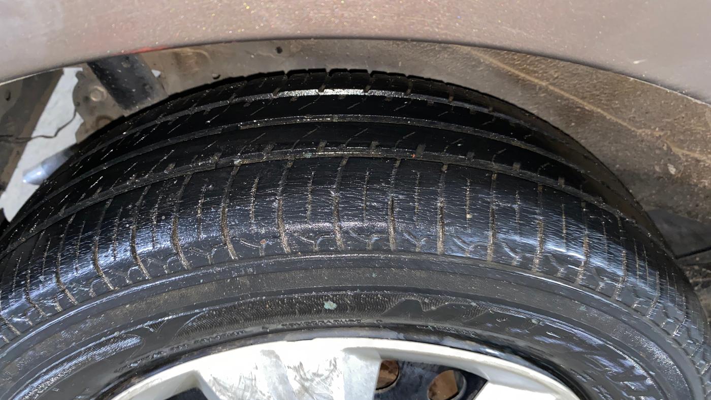 2014 Maruti Wagon R 1.0 VXI, Petrol, Manual, 24,927 km, Right Rear Tyre Tread