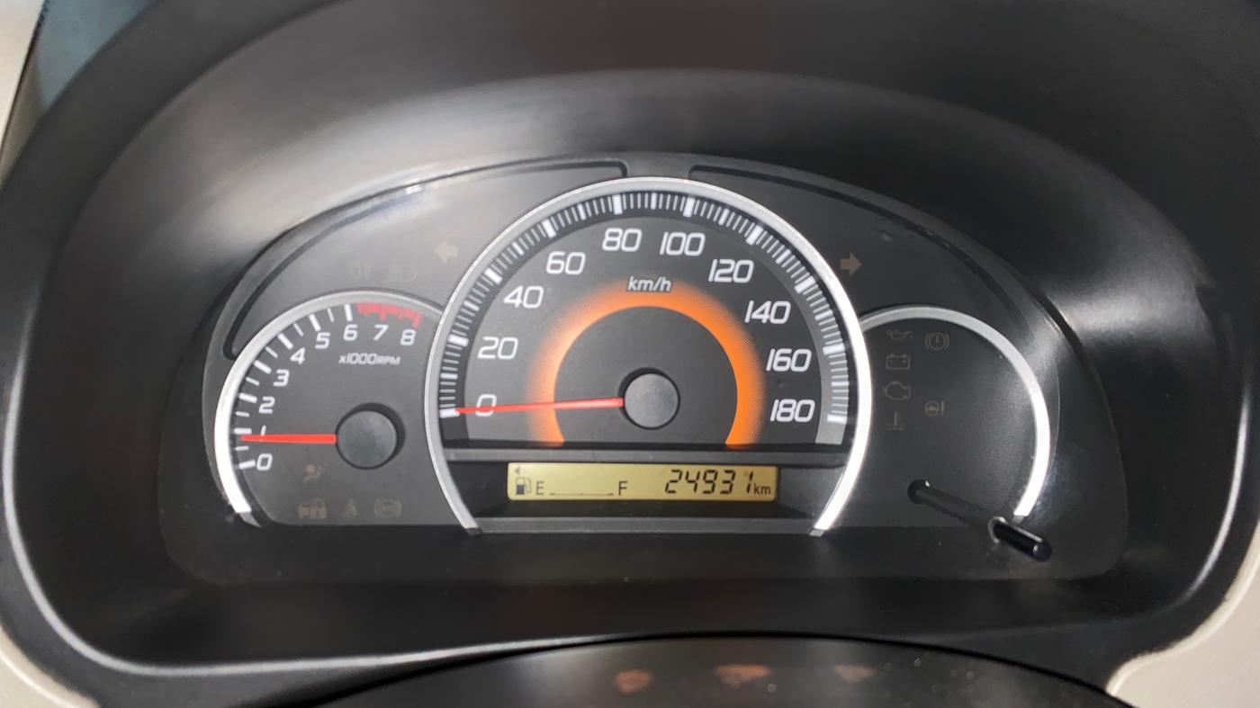 2014 Maruti Wagon R 1.0 VXI, Petrol, Manual, 24,927 km, Odometer Image