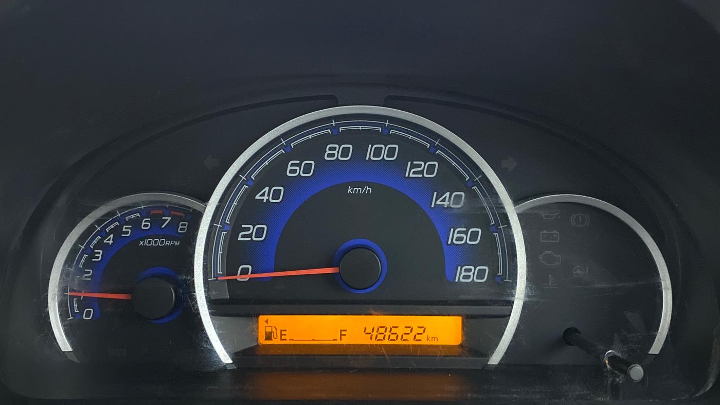 2018 Maruti Wagon R 1.0 VXI, Petrol, Manual, 48,773 km, Odometer Image