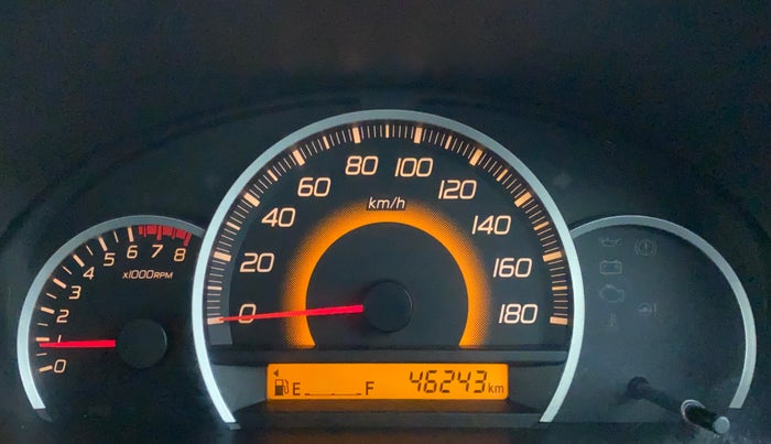 2016 Maruti Wagon R 1.0 VXI OPT, Petrol, Manual, 46,243 km, Odometer Image