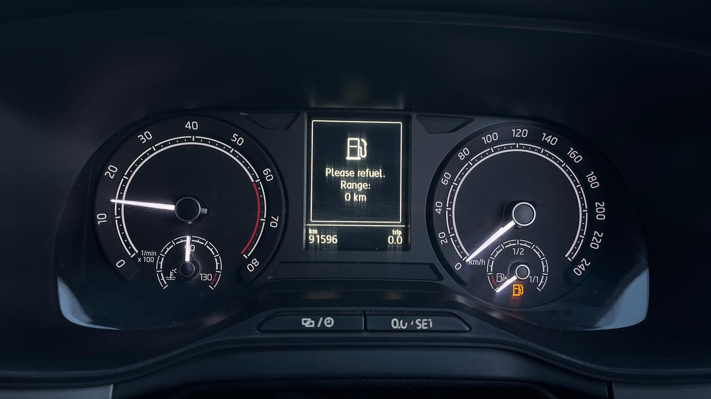 2021 Skoda KUSHAQ AMBITION 1.0L TSI AT, Petrol, Automatic, 91,579 km, Odometer Image