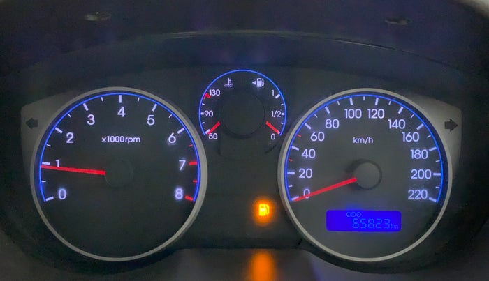 2010 Hyundai i20 MAGNA (O) 1.2, Petrol, Manual, 66,190 km, Odometer Image