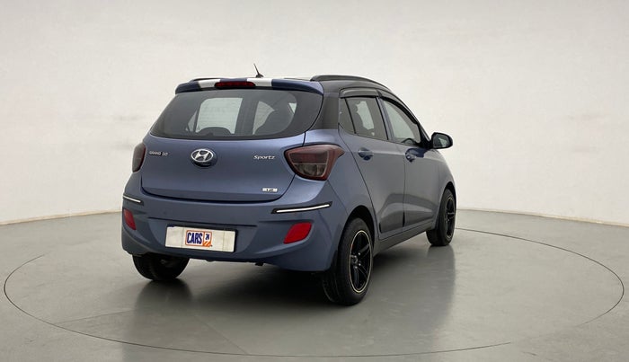 2016 Hyundai Grand i10 SPORTZ 1.2 KAPPA VTVT, Petrol, Manual, 39,532 km, Right Back Diagonal