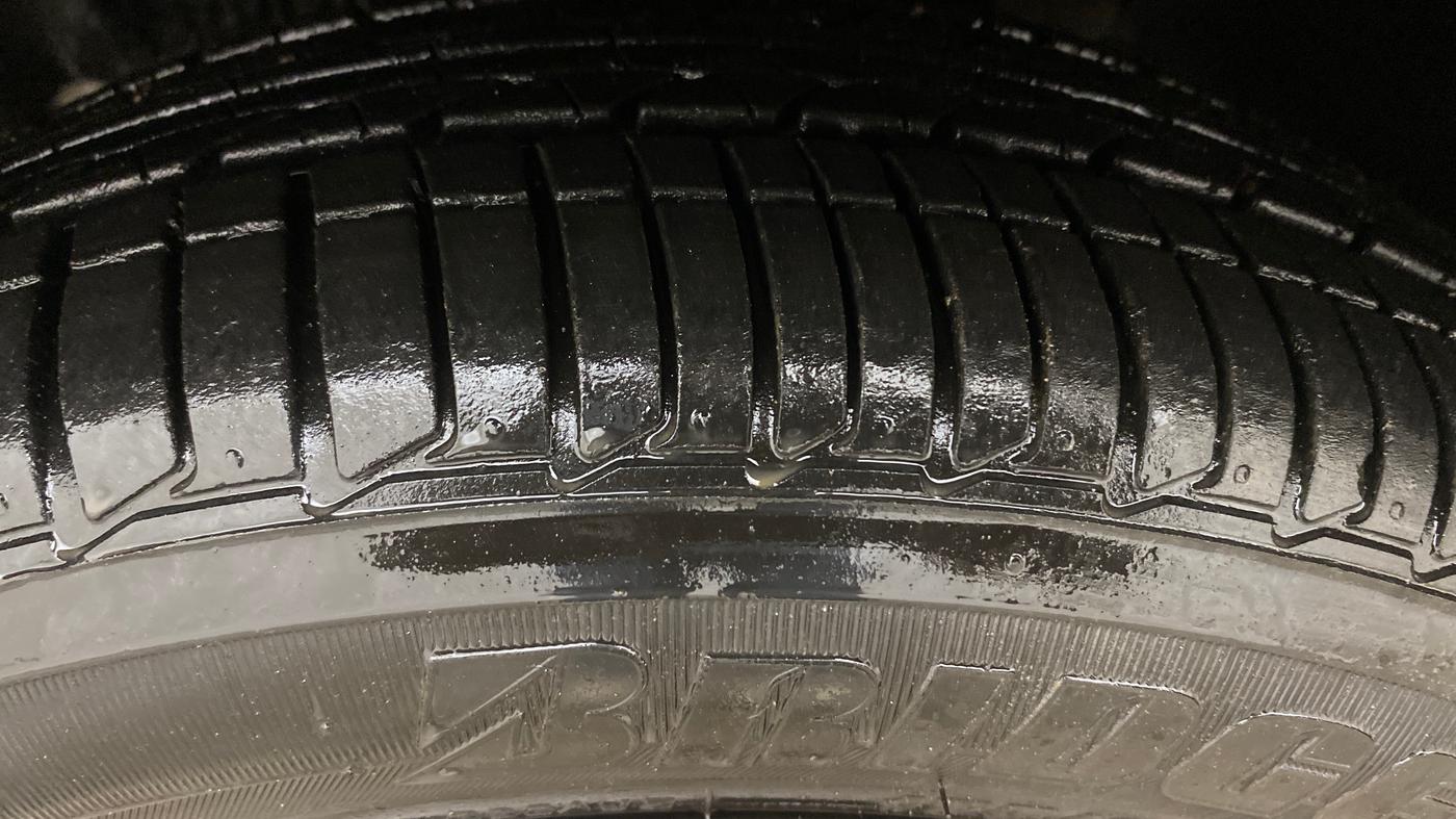 2023 Tata TIAGO NRG XZ AMT, Petrol, Automatic, 12,218 km, Left Front Tyre Tread