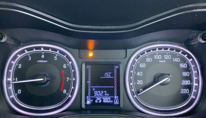 2020 Maruti Vitara Brezza ZXI +, Petrol, Manual, 25,778 km, Odometer Image