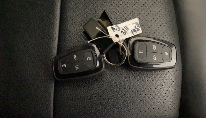 2022 Tata TIGOR XZ PLUS CNG, CNG, Manual, 44,529 km, Key Close Up