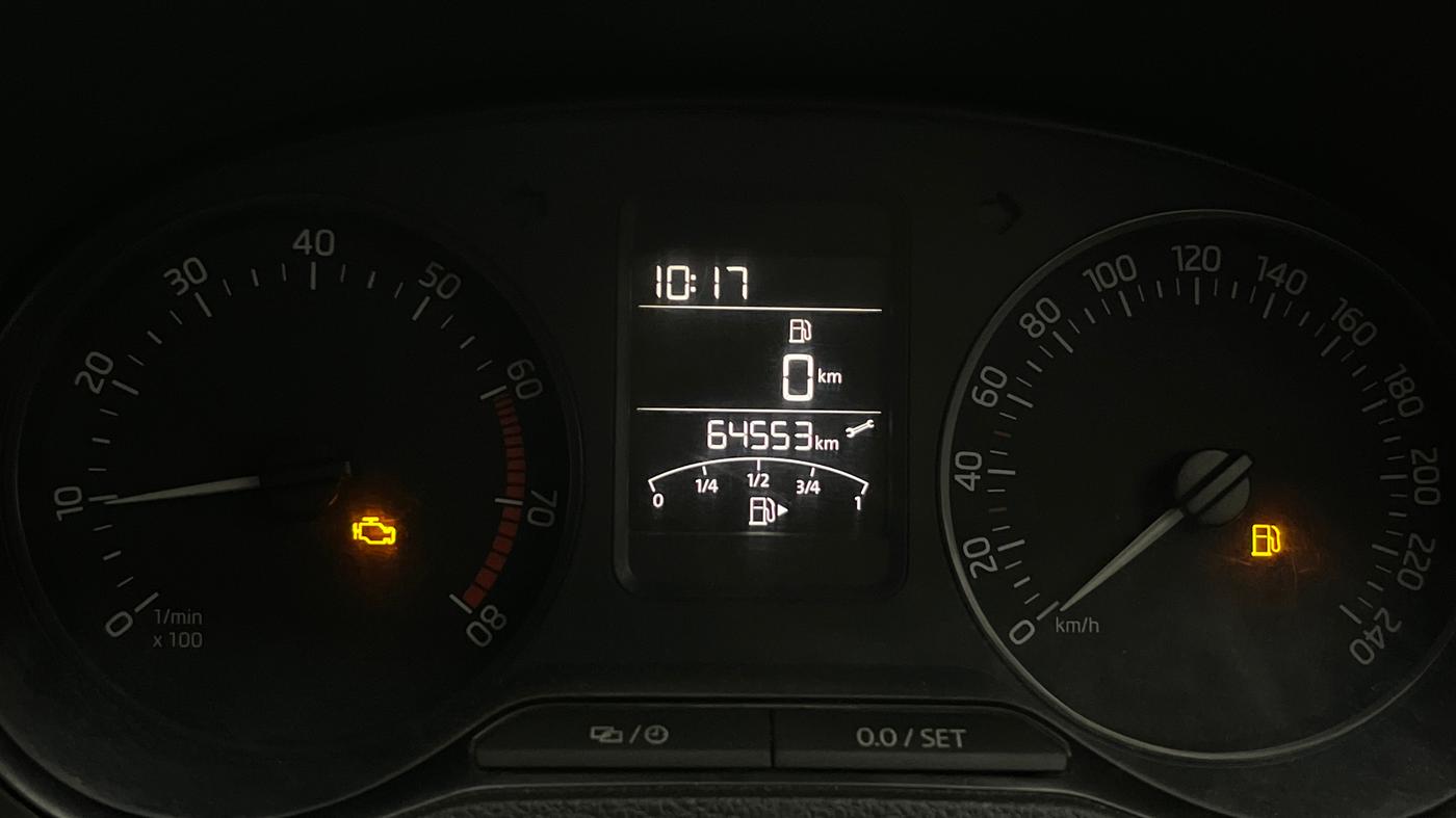 2018 Skoda Rapid STYLE 1.6 MPI AT, Petrol, Automatic, 64,510 km, Odometer Image