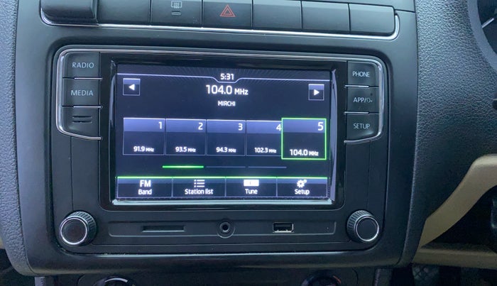 2018 Skoda Rapid AMBITION 1.5 TDI, Diesel, Manual, 93,397 km, Touchscreen Infotainment System