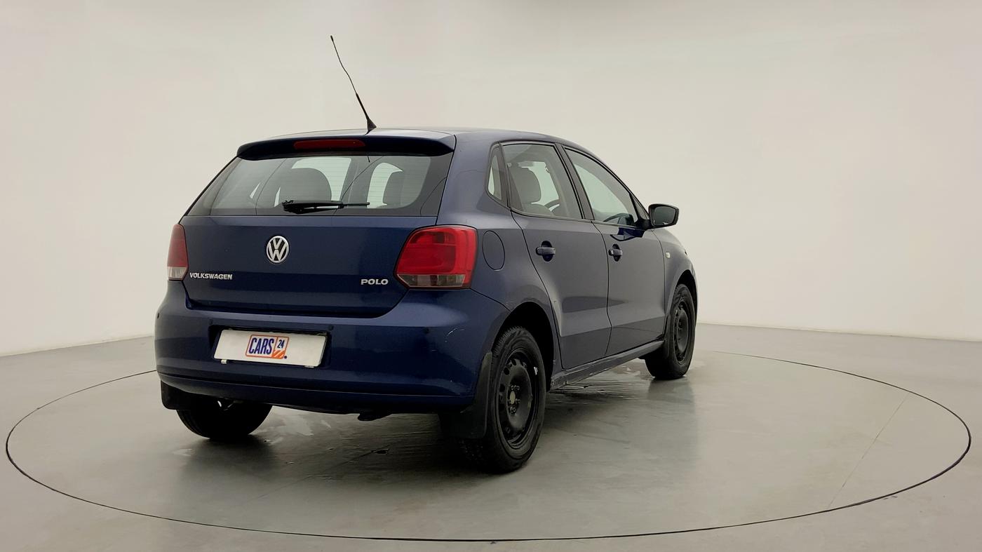 2013 Volkswagen Polo COMFORTLINE 1.2L PETROL, Petrol, Manual, 70,159 km, Right Back Diagonal