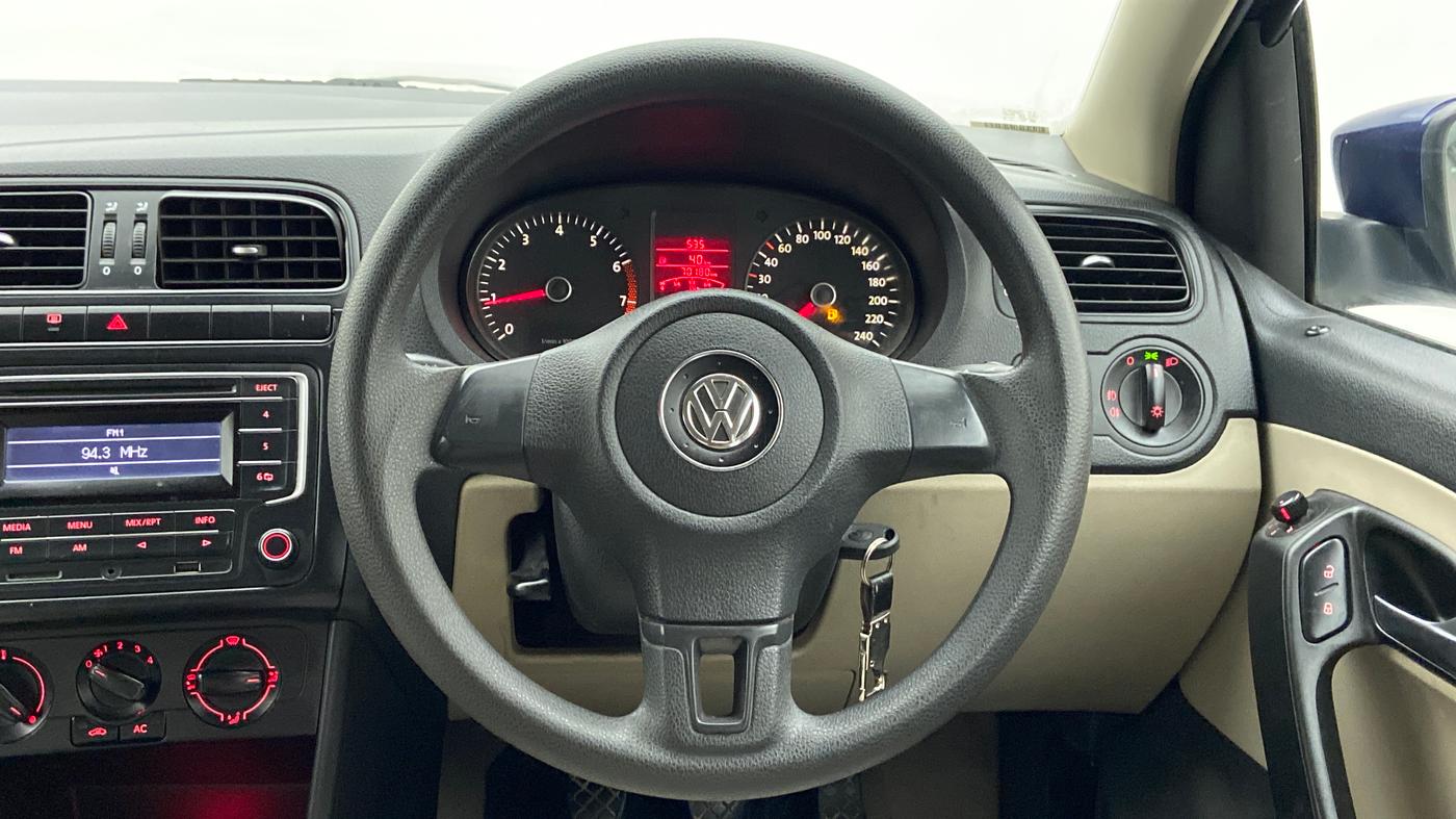 2013 Volkswagen Polo COMFORTLINE 1.2L PETROL, Petrol, Manual, 70,159 km, Steering Wheel Close Up