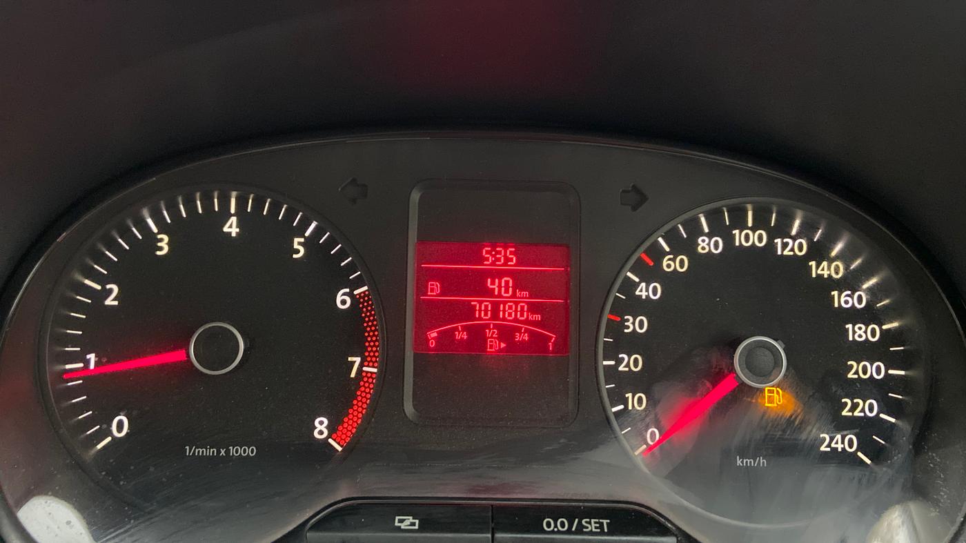 2013 Volkswagen Polo COMFORTLINE 1.2L PETROL, Petrol, Manual, 70,159 km, Odometer Image