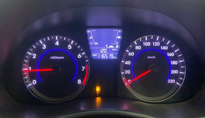 2016 Hyundai Verna 1.4 VTVT, Petrol, Manual, 1,16,477 km, Odometer Image