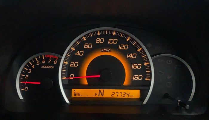2016 Maruti Wagon R 1.0 VXI AMT, Petrol, Automatic, 27,734 km, Odometer Image