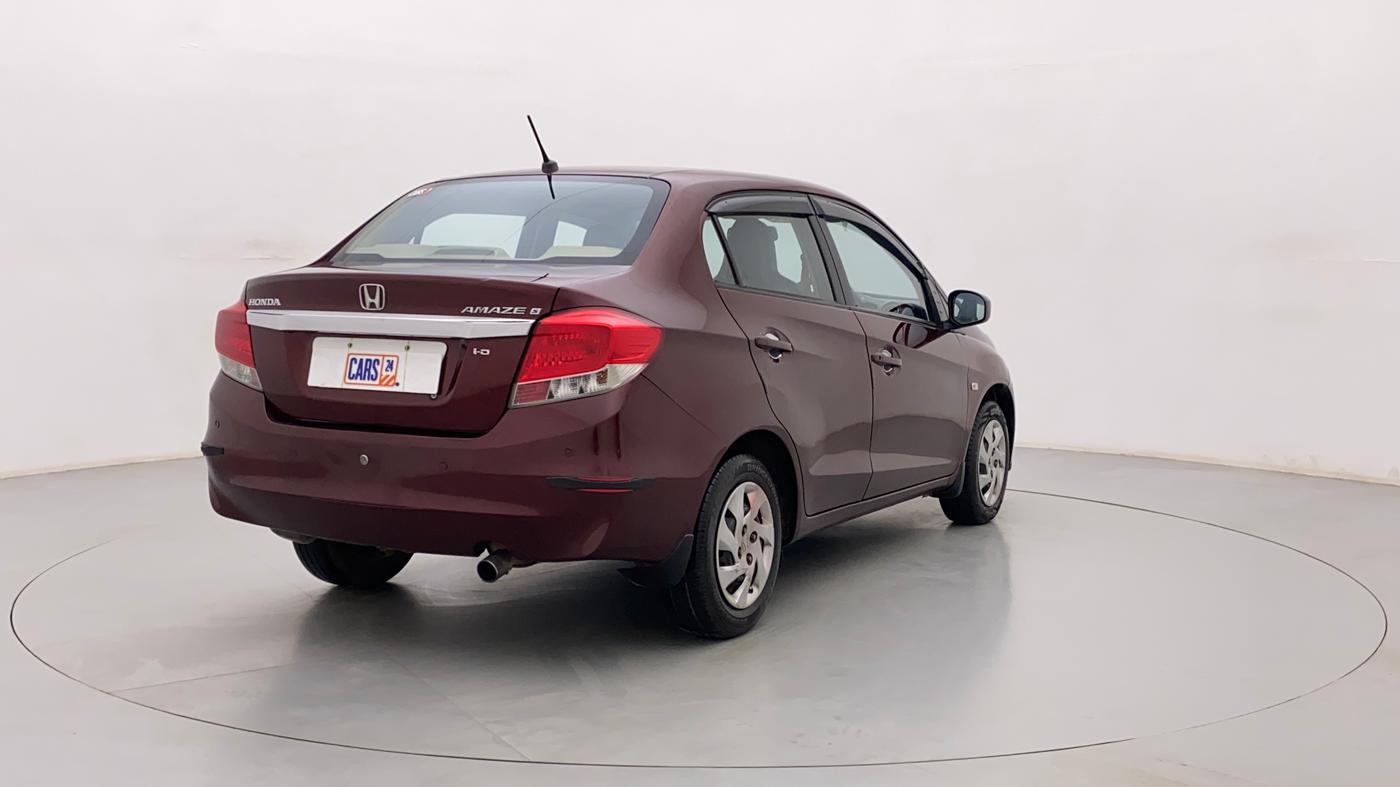2013 Honda Amaze 1.5L I-DTEC S, Diesel, Manual, 62,025 km, Right Back Diagonal