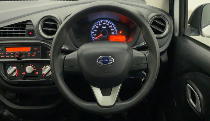 2018 Datsun Redi Go S 1.0 AMT, Petrol, Automatic, 28,050 km, Steering Wheel Close Up