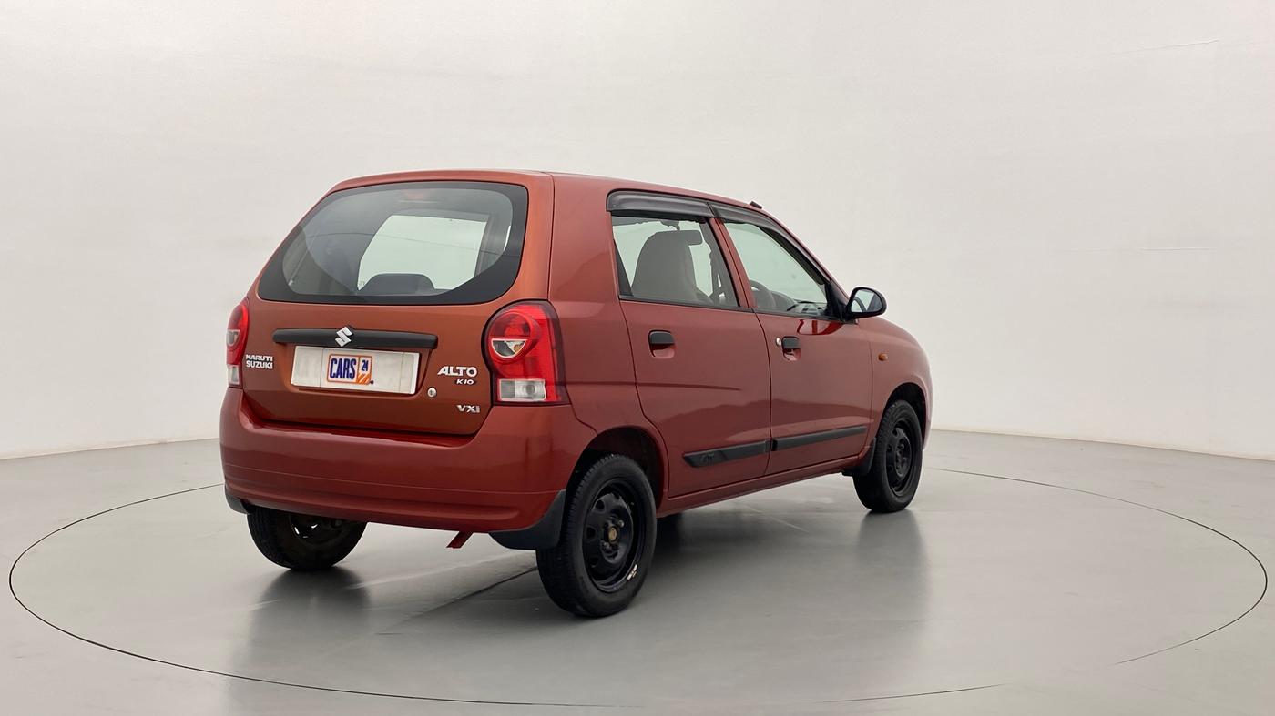 2013 Maruti Alto K10 VXI P, Petrol, Manual, 66,295 km, Right Back Diagonal