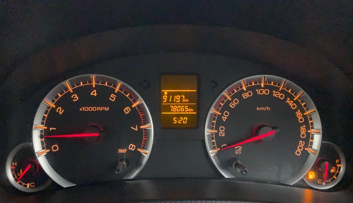 2013 Maruti Swift VXI, Petrol, Manual, 78,065 km, Odometer Image