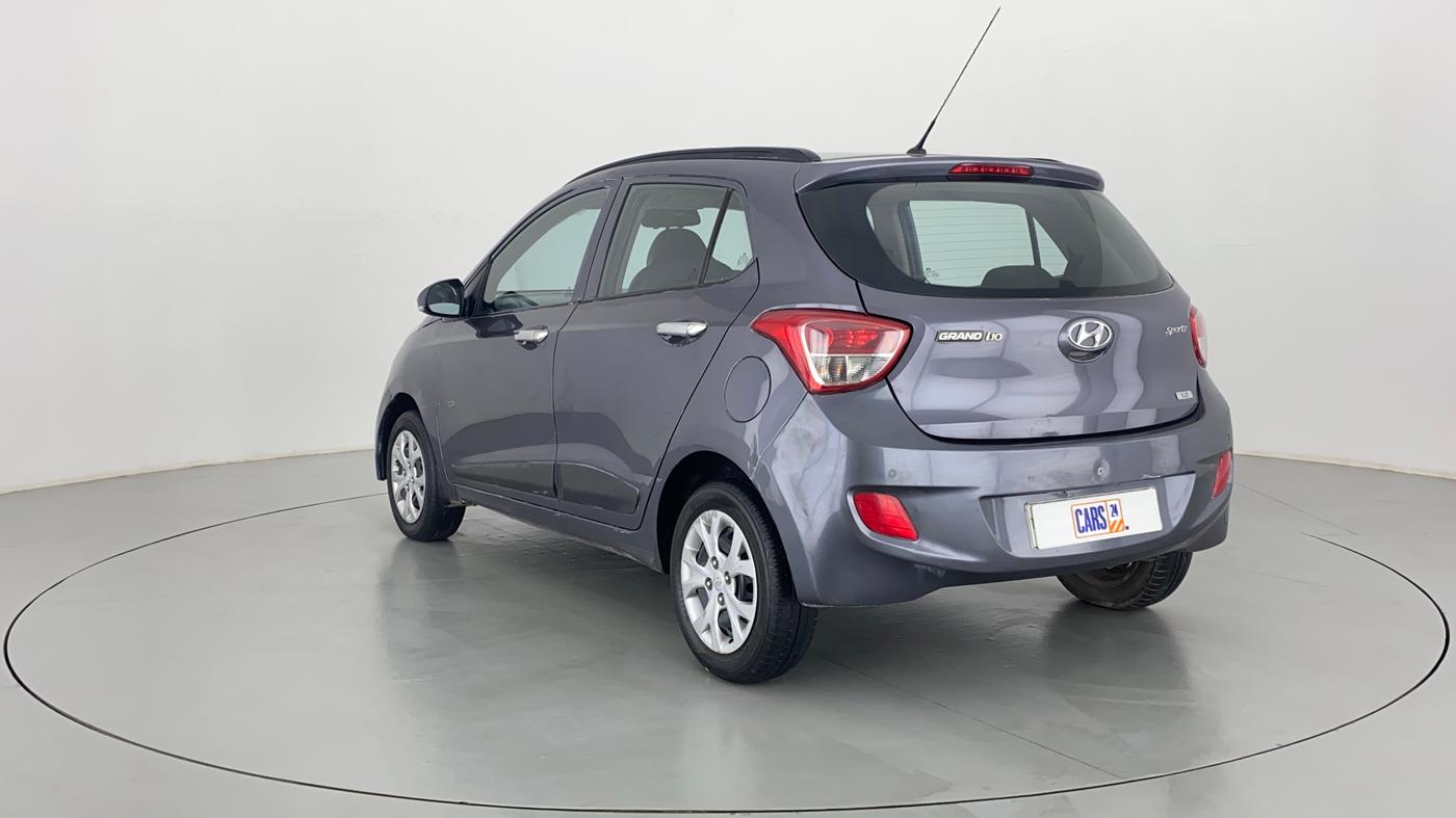 2016 Hyundai Grand i10 SPORTZ 1.2 KAPPA VTVT, Petrol, Manual, 28,360 km, Left Back Diagonal