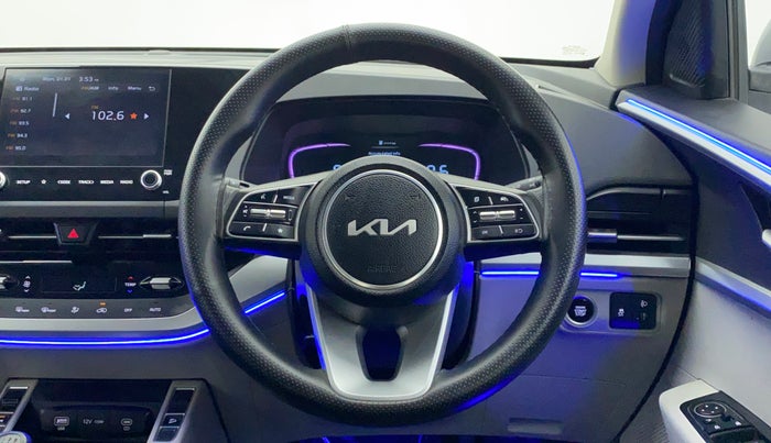2022 KIA CARENS PRESTIGE PLUS 1.4 PETROL 7 STR, Petrol, Manual, 17,567 km, Steering Wheel Close Up
