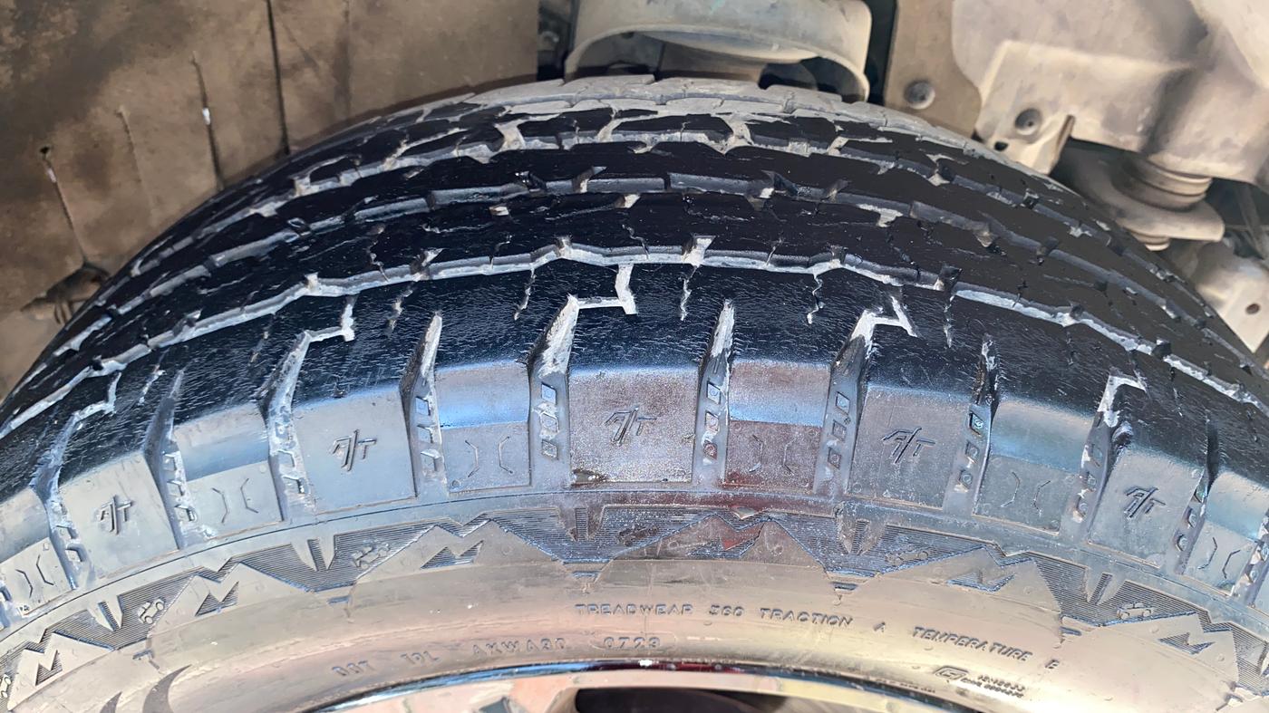 2023 Mahindra Thar LX PETROL HT 4WD AT, Petrol, Automatic, 65,165 km, Right Front Tyre Tread