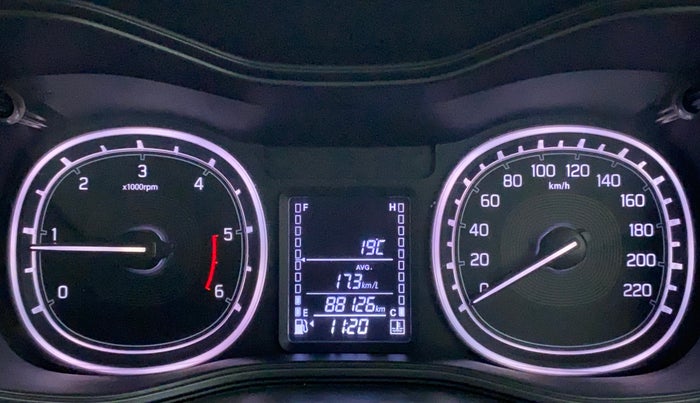 2018 Maruti Vitara Brezza ZDI PLUS, Diesel, Manual, 88,125 km, Odometer Image