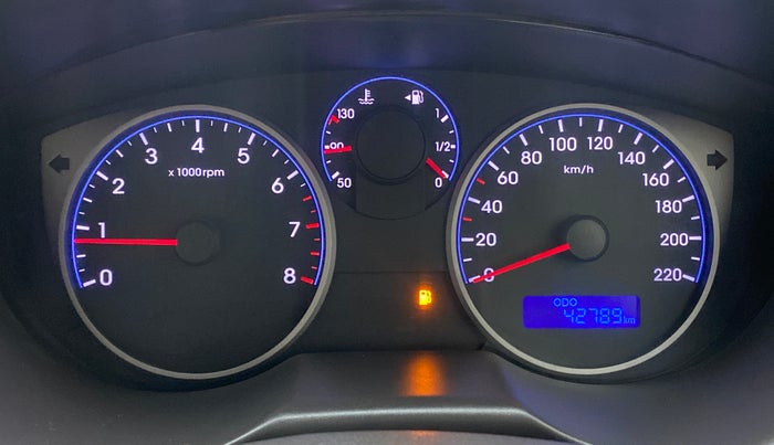 2012 Hyundai i20 MAGNA (O) 1.2, Petrol, Manual, 42,785 km, Odometer Image