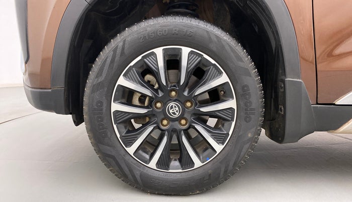 2022 Toyota URBAN CRUISER PREMIUM GRADE MT DUAL TONE, Petrol, Manual, 25,295 km, Left Front Wheel