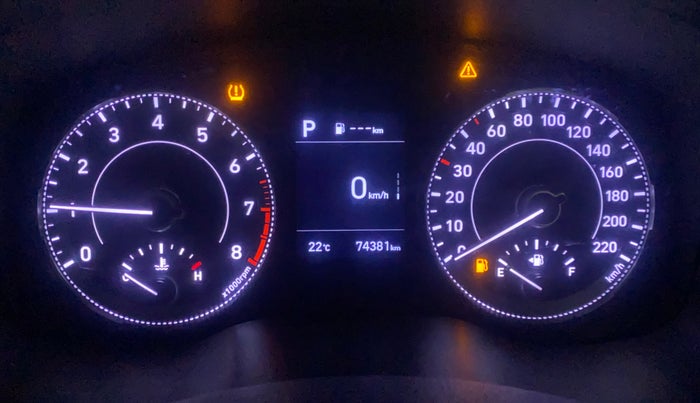 2020 Hyundai VENUE SX PLUS 1.0 TURBO DCT, Petrol, Automatic, 74,380 km, Odometer Image