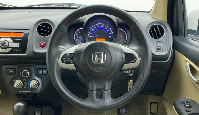 2015 Honda Brio VX AT, Petrol, Automatic, 65,800 km, Steering Wheel Close Up