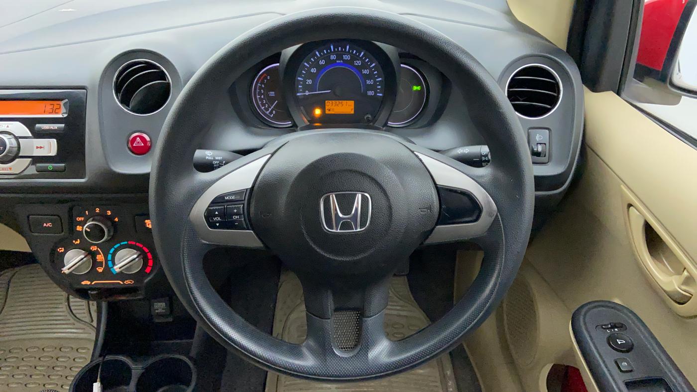 2015 Honda Brio 1.2 S MT I VTEC, Petrol, Manual, 33,294 km, Steering Wheel Close Up