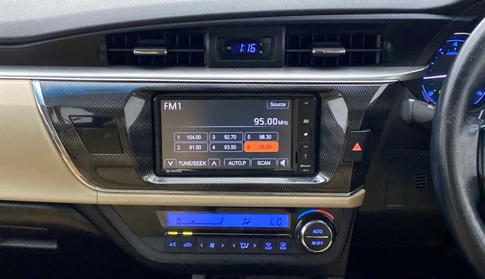 2014 Toyota Corolla Altis G AT, Petrol, Automatic, 98,018 km, Air Conditioner