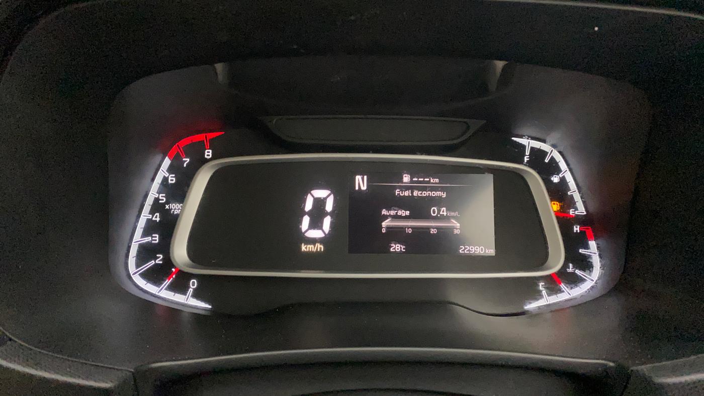 2022 KIA SONET HTX PLUS 1.0 IMT, Petrol, Manual, 22,990 km, Odometer Image