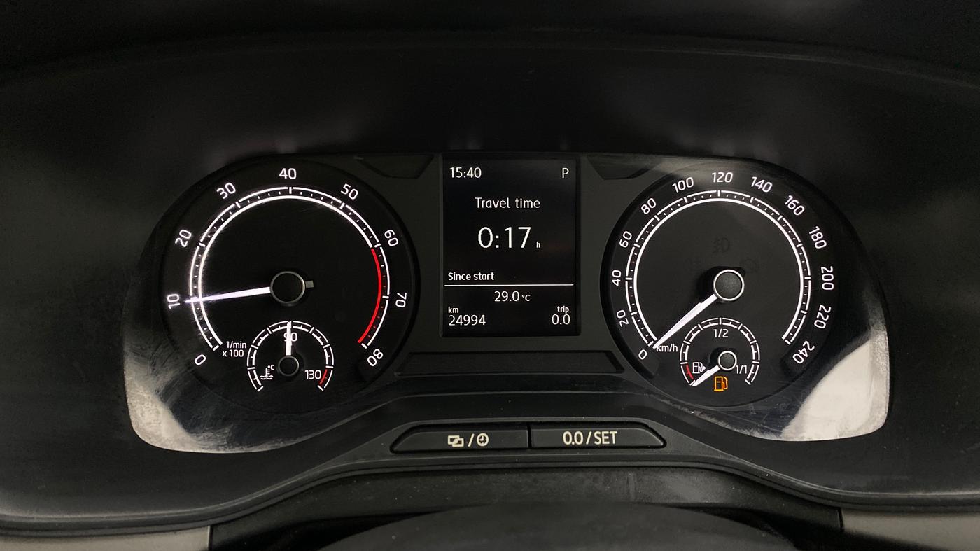 2022 Skoda KUSHAQ AMBITION 1.0L TSI AT, Petrol, Automatic, 24,994 km, Odometer Image
