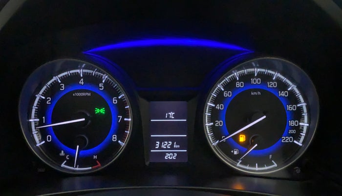 2017 Maruti Baleno DELTA PETROL 1.2, Petrol, Manual, 31,221 km, Odometer Image