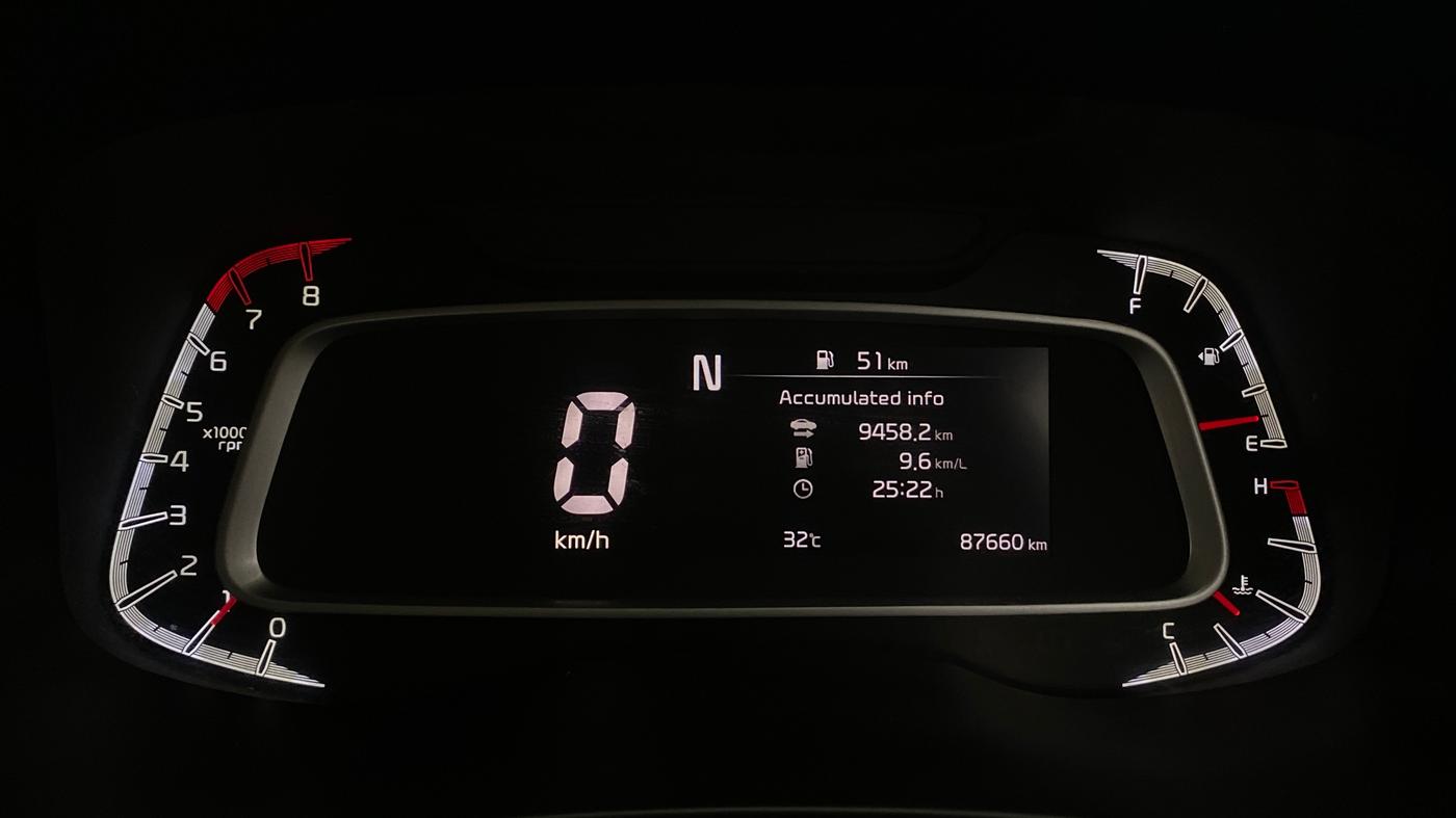 2020 KIA SONET HTX PLUS 1.0 IMT, Petrol, Manual, 87,787 km, Odometer Image