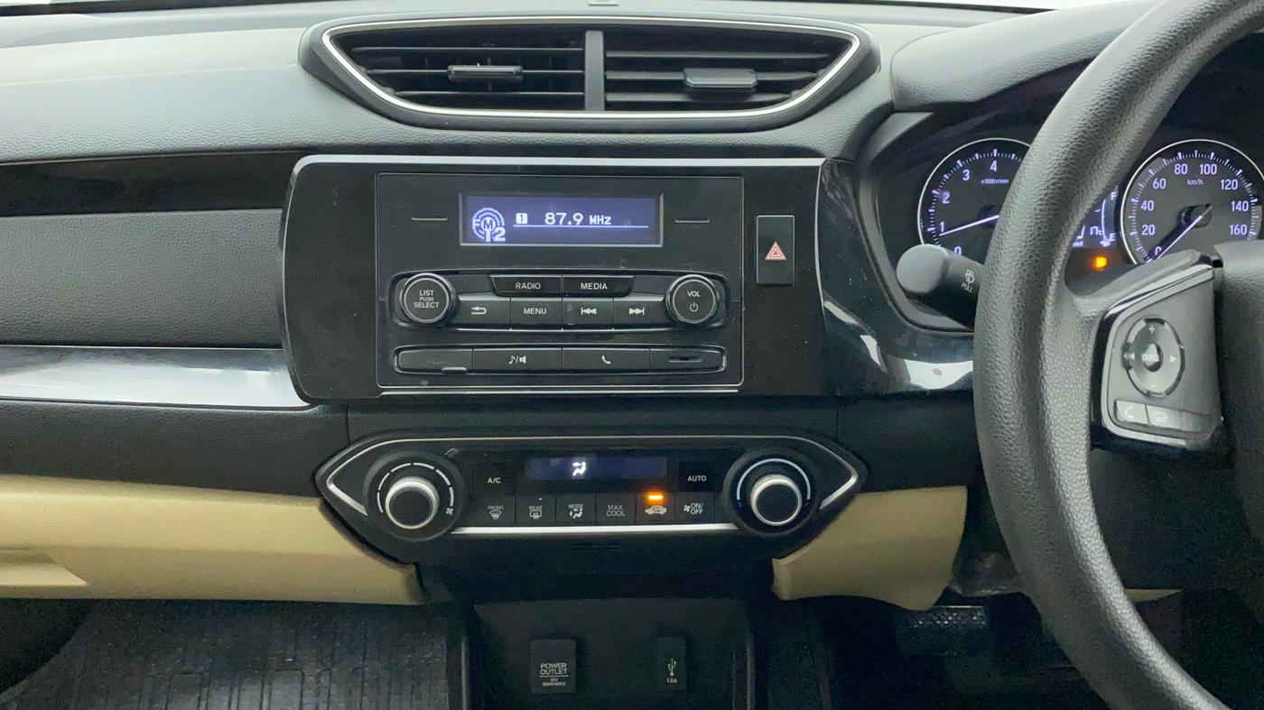 2019 Honda Amaze 1.2 V CVT I VTEC, Petrol, Automatic, 45,245 km, Air Conditioner