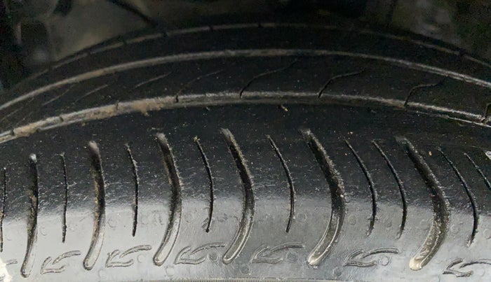 2019 Honda Amaze 1.2 V CVT I VTEC, Petrol, Automatic, 45,245 km, Left Front Tyre Tread