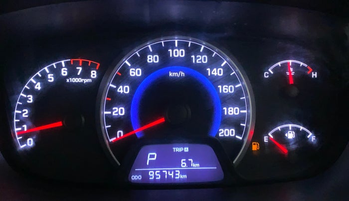 2014 Hyundai Grand i10 ASTA AT 1.2 KAPPA VTVT, Petrol, Automatic, 95,743 km, Odometer Image