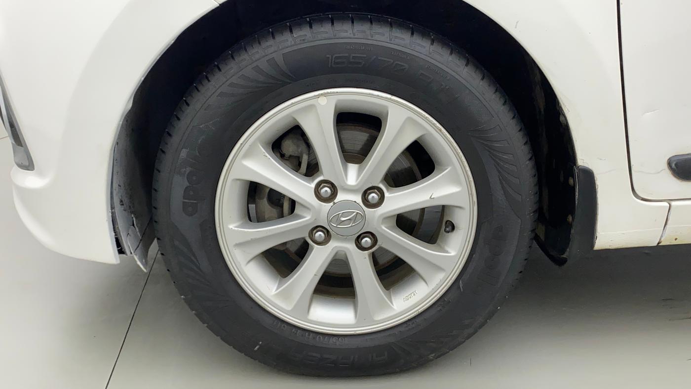 2014 Hyundai Grand i10 ASTA AT 1.2 KAPPA VTVT, Petrol, Automatic, 95,743 km, Left Front Wheel