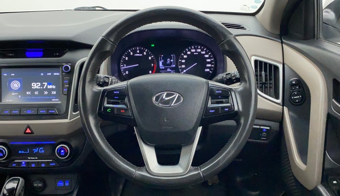 2016 Hyundai Creta SX PLUS AT 1.6 PETROL, Petrol, Automatic, 40,813 km, Steering Wheel Close Up