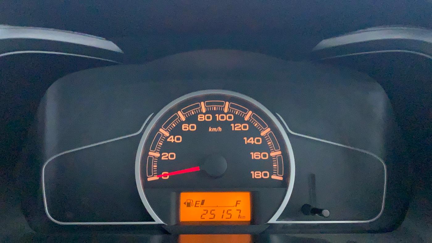 2020 Maruti Alto VXI, Petrol, Manual, 25,157 km, Odometer Image