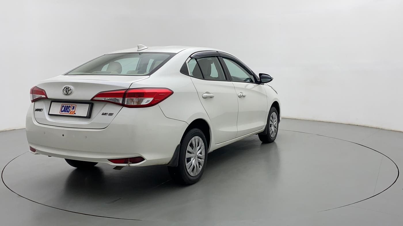 2018 Toyota YARIS G CVT, Petrol, Automatic, 70,840 km, Right Back Diagonal