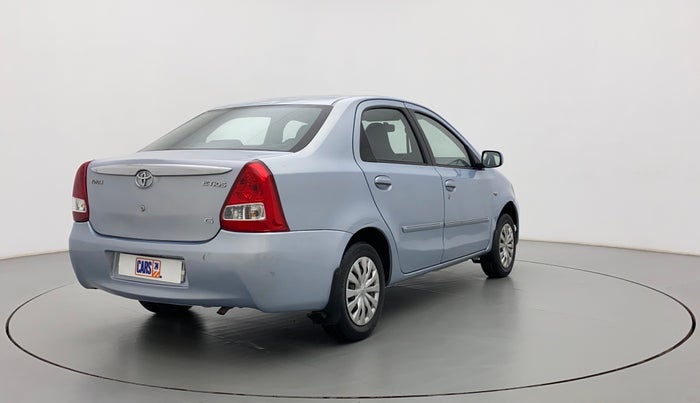 2012 Toyota Etios G, CNG, Manual, 72,593 km, Right Back Diagonal