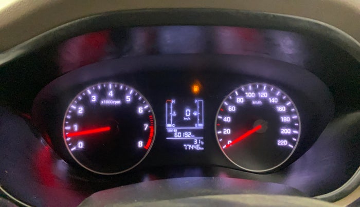 2019 Hyundai Elite i20 SPORTZ PLUS 1.2, Petrol, Manual, 77,442 km, Odometer Image