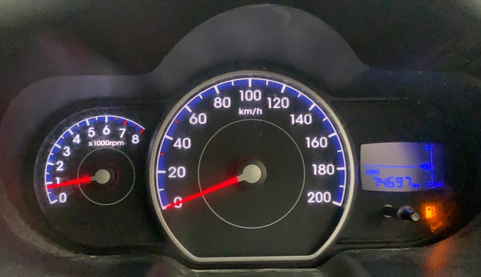 2011 Hyundai i10 MAGNA 1.2, Petrol, Manual, 74,697 km, Odometer Image